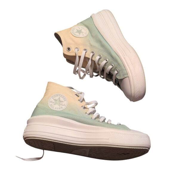 Converse Chuck Taylor All Star Move Platform Ombre Sneakers • Women’s 10.5 • EUC - Picture 2 of 6